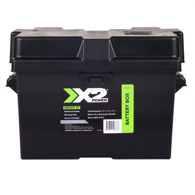 X2Power Marine Battery Box For Groups 27 Batteries