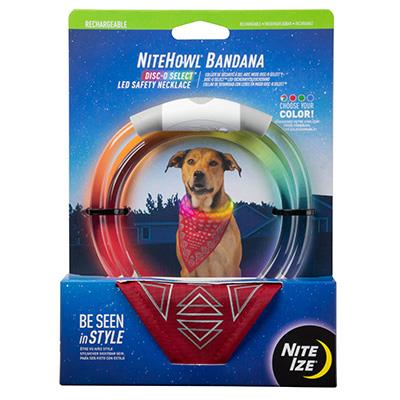 Nite Ize NiteHowl Bandana Disc-o Select Led Safety Necklace