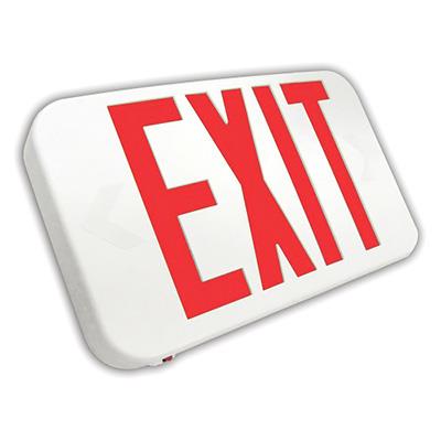 Best Lighting Compact Thermoplastic Red/Green Selectable Exit Sign (Model: EZRXTEU2RG)