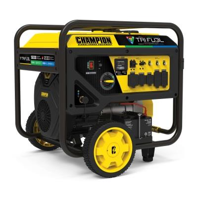 Champion Power 12000W Tri Fuel Electric Start Generator with CO Shield