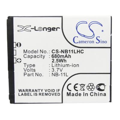 Cameron Sino 3.7V 680mAh Battery for Canon Digital Cameras