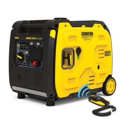 Champion Power 5500W Dual Fuel Wireless Start Generator with CO Shield