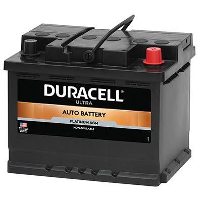 Duracell Ultra Car and Truck Battery | Platinum AGM | 600CCA | Group Size 47