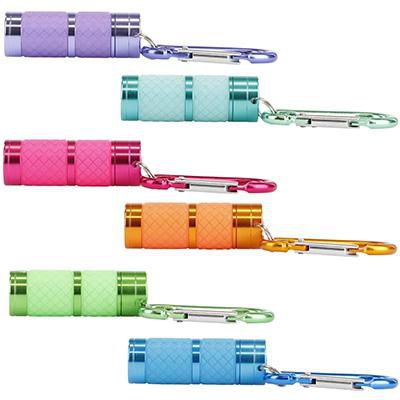 LuxPro LP139 Glow-in-the-Dark Keychain Flashlight - Various Colors