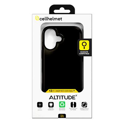 cellhelmet iPhone 16 Altitude Case - Onyx Black