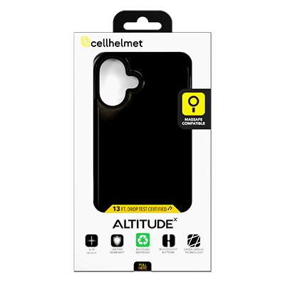 cellhelmet iPhone 16 Plus Altitude Case - Onyx Black