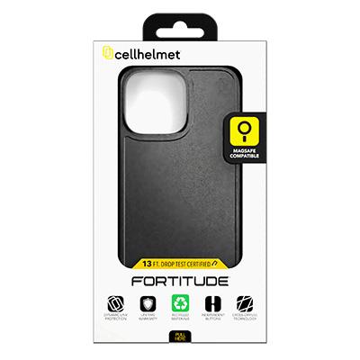 cellhelmet iPhone 16 Pro Max Fortitude Case - Onyx Black