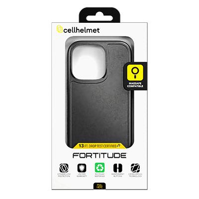 cellhelmet iPhone 16 Pro Fortitude Case - Onyx Black