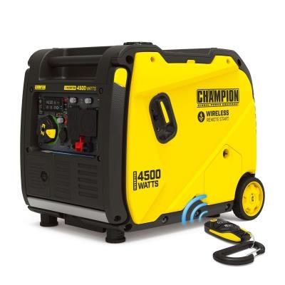 Champion Power 4500W Wireless Start Generator with CO Shield