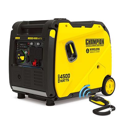 Champion Power 4500W Wireless Start Inverter Generator with CO Shield