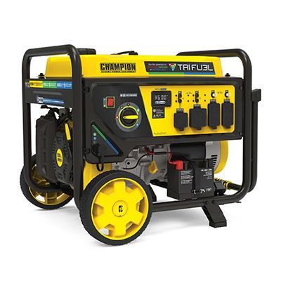 Champion Power 10,000W Tri Fuel Electric Start Generator with CO Shield