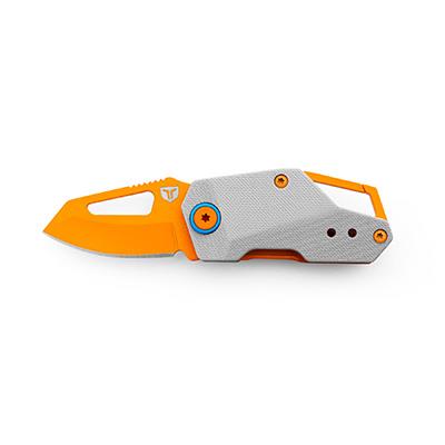 True Utility BERM Keychain Knife Orange/Grey