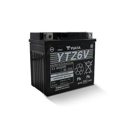 Yuasa 12V 5Ah YTZ6V Powersport Battery