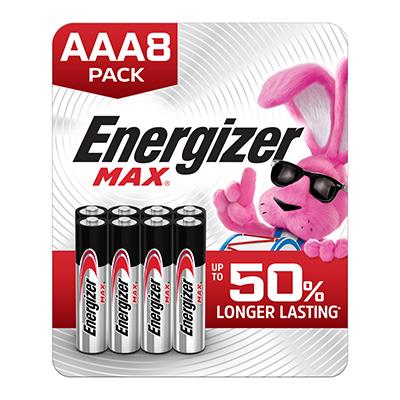 Energizer Max AAA Batteries – 8 Pack