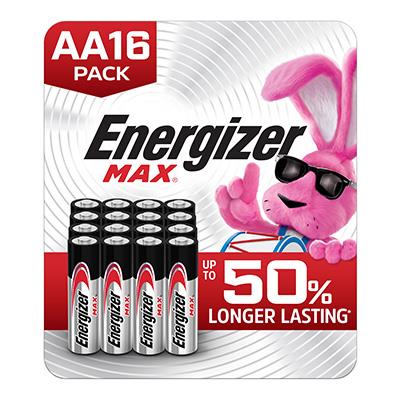 Energizer Max AA Batteries – 16 Pack
