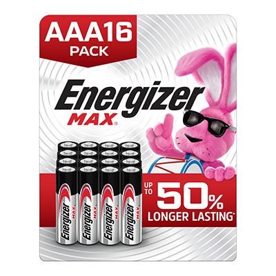 Energizer Max AAA Batteries | Plastic Free – 16 Pack