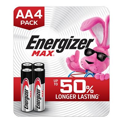 Energizer Max AA Batteries | Plastic Free – 4 Pack