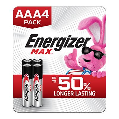 Energizer Max AAA Batteries | Plastic Free – 4 Pack