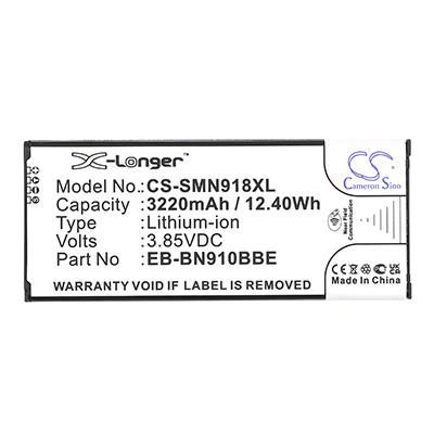 Cameron Sino 3.85V Battery for Samsung Galaxy Note 4