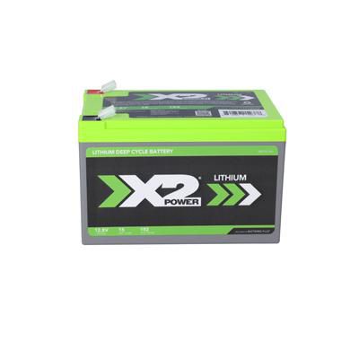 X2Power 12.8V 15AH High-performance Commercial Lithium Battery with F2/T2 Terminals