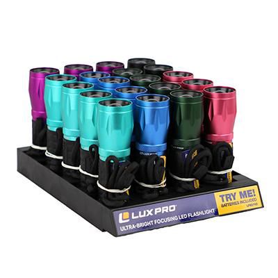 LuxPro 350 Lumen Focus LED Flashlight - Adjustable Beam