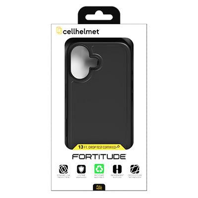 cellhelmet iPhone 17 Fortitude Case – Black