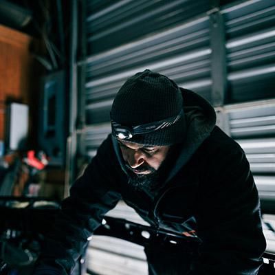 NEBO Mycro 450 Rechargeable Headlamp & Cap Light