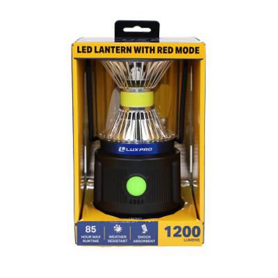 LuxPro 1200 Lumen LED BroadBeam Lantern with Red Mode