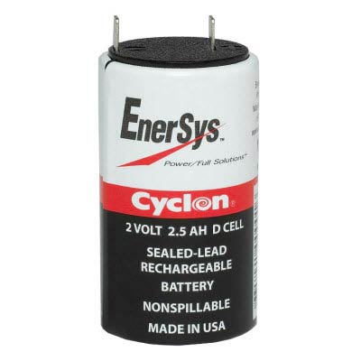 EnerSys Cyclon 2V 2.5AH AGM D Cell Battery - Main Image
