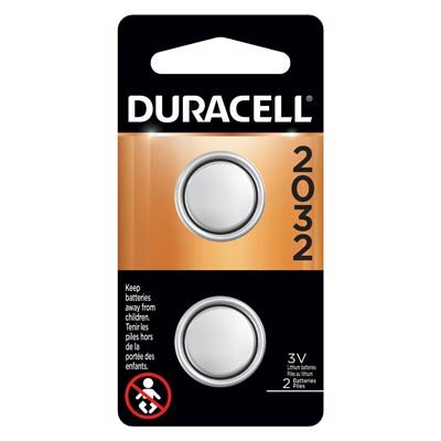 Duracell 3V 2032 Lithium Battery - 2 Pack