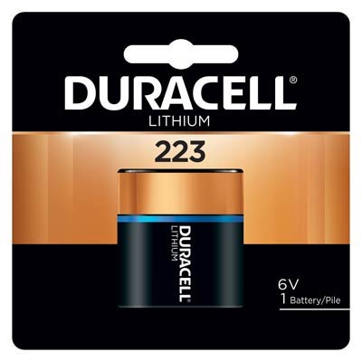 Duracell Ultra 6V 223, 223A, CR-P2 Lithium Battery - 1 Pack - Main Image