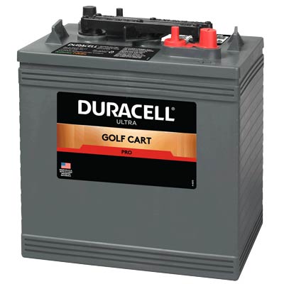 Duracell Ultra BCI Group GC2 6V 230AH Flooded Deep Cycle Golf Cart and Scrubber Battery - Main Image