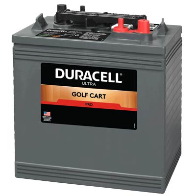 Duracell Ultra BCI Group GC2 6V 235AH Flooded Deep Cycle Golf Cart and Floor Scrubber Battery
