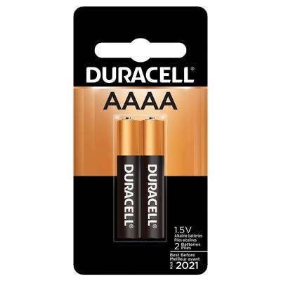 Duracell Ultra 1.5V AAAA, LR8D425 Alkaline Battery - 2 Pack