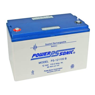 Power Sonic 12V 110AH AGM SLA Battery with C Terminals - Main Image