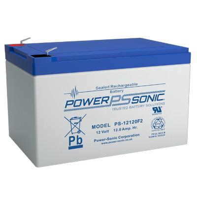 Power Sonic 12V 12AH AGM SLA Battery with F2 Terminals