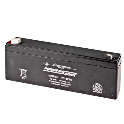 Power Sonic 12V 2.9AH AGM Sealed Lead Acid (SLA) Battery with F1 Terminals