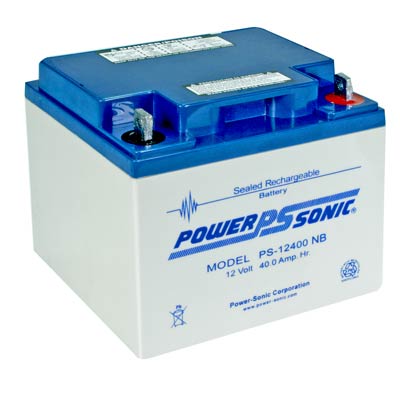 Power Sonic 12V 40AH AGM SLA Battery with NB Terminals - Main Image