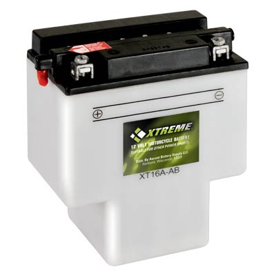 Xtreme High Performance 16A-AB 12V 210CCA Flooded Powersport Battery - Main Image