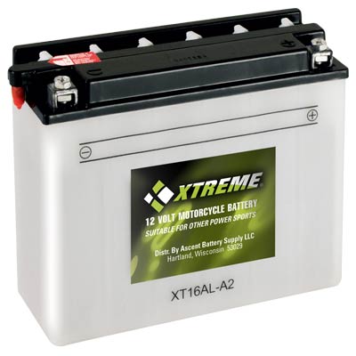 Xtreme High Performance 16AL-A2 12V 200CCA Flooded Powersport Battery - Main Image