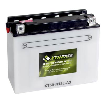 Xtreme High Performance 50-N18L-A 12V 260CCA Flooded Powersport Battery