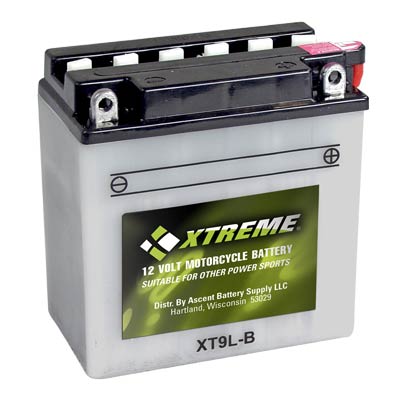 Xtreme High Performance 9L-B 12V 130CCA Flooded Powersport Battery - Batteries Plus