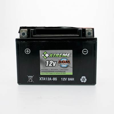 Xtreme 12A-BS 12V 175CCA AGM Powersport Battery - Main Image