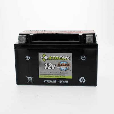 Xtreme 7A-BS 12V 90CCA AGM Powersport Battery - Main Image