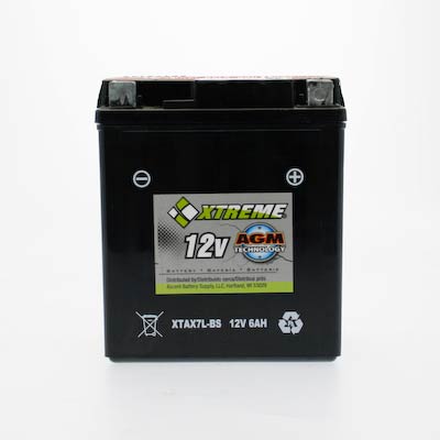 Xtreme 7L-BS 12V 85CCA AGM Powersport Battery