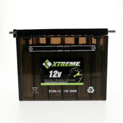Xtreme HD-12 12V 235CCA Flooded Powersport Battery - Main Image