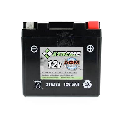 Xtreme Z7S 12V 130CCA AGM Powersport Battery