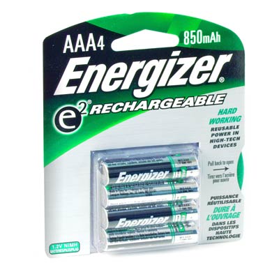 Energizer Power Plus Rechargeable AAA Batteries - 4 Pack