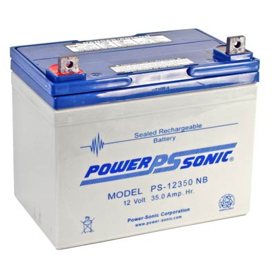 Power Sonic 12V 35AH AGM SLA Battery with NB Terminals