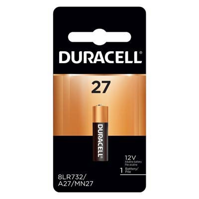 Duracell Coppertop 12V A27 Alkaline Battery - 1 Pack